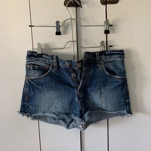 Free People Jean shorts size 26
